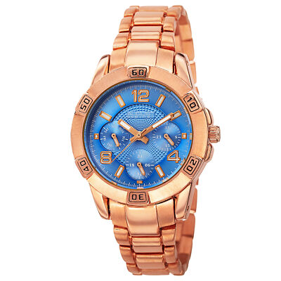 New Women's August Steiner AS8143RGBU Blue Dial Multifunction Bracelet Watch