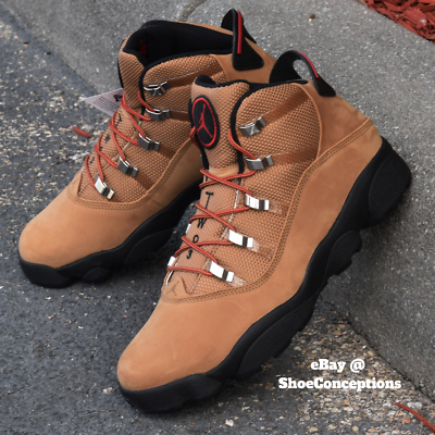 Nike Air Jordan Winterized 6 Rings Shoes Rocky Tan Black