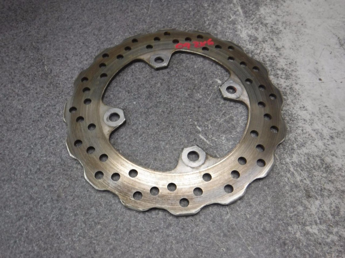 09 Kawasaki Ninja ZX-6R ZX6R Rear Brake Rotor 69F | eBay