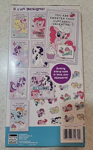 (Neu) My Little Pony 32 Valentinstag mit 32 Stickern Alter: 3+ - Bild 4 von 5