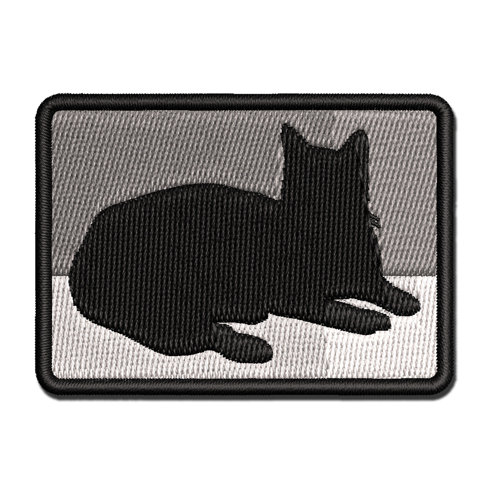 Colorful Embroidered Lazy Cat Iron-On Patch Applique for DIY Crafts