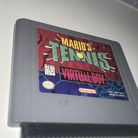 Mario's Tennis Game Cartridge for Virtual Boy + Free Ship