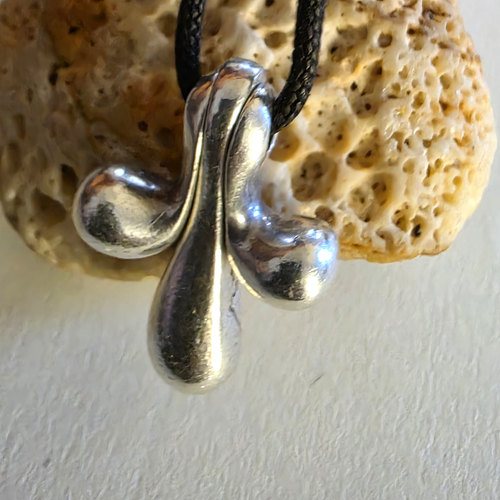 MINAS SPIRIDIS STERLING SILVER 925 TRINITY CROSS PENDANT. ORIGINAL LOCK. - Picture 7 of 9