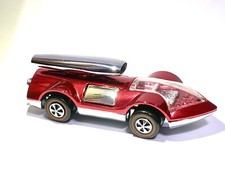 Hot Wheels “CUSTOM MADE”  ROCKET BYE BABY REDLINE , Spectraflame RED 🚨🚨