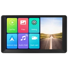 Car DVR Dash Cam Front Camera MP5 Player Radio For Carplay Bluetooth AUX 9in