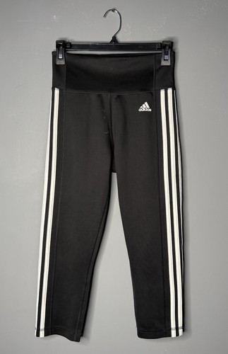 Adidas Damen Loungewear Essentials 3-Streifen Leggings, schwarz/weiß, Small