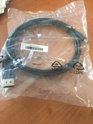 Display Port to Mini DisplayPort adapter cable approx. 1.5 m long