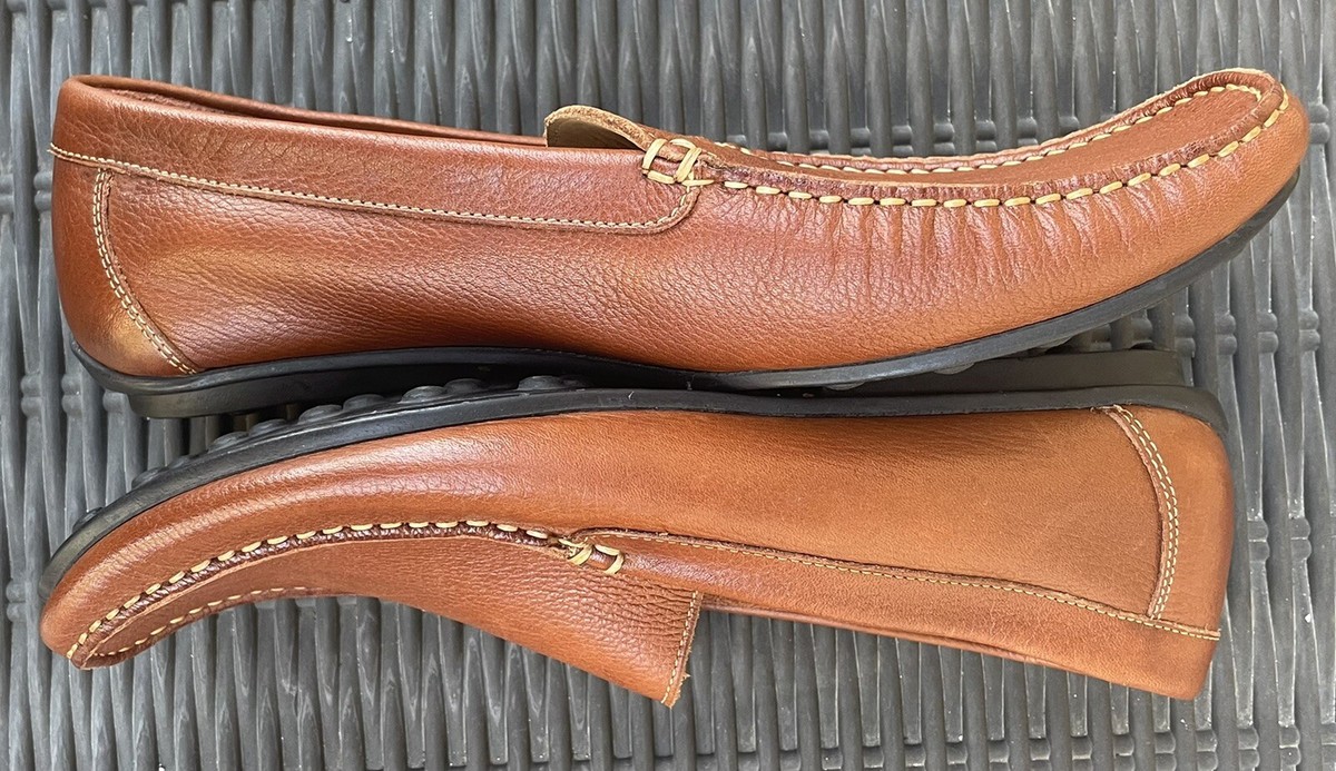 14th & Union Men\'s Very Soft Brown Leather Casual Slip On Loafers Size 13 Amazon.com | Jousen Men main image 3