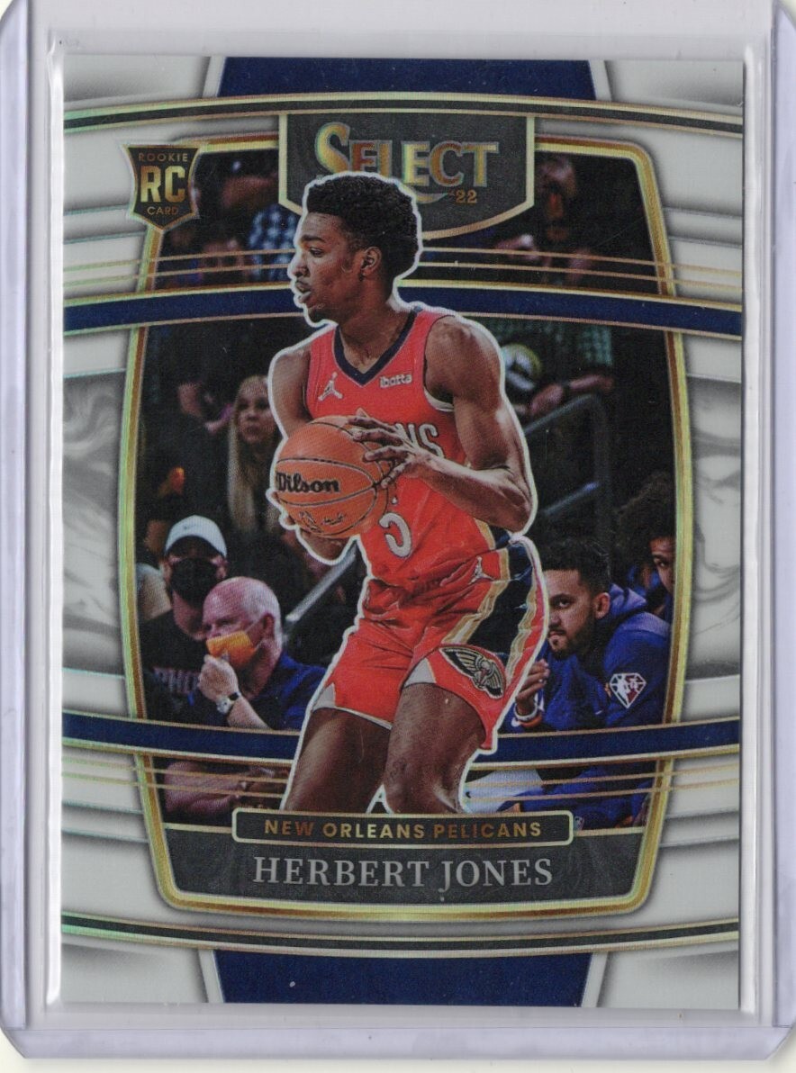 2021-22 Panini Select - Concourse #45 Herbert Jones (RC) White Prizm /149 Rookie