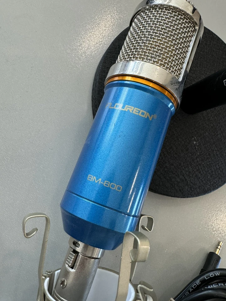 Micrófono condensador Floureon BM-800 con soporte Foto 3 de 3