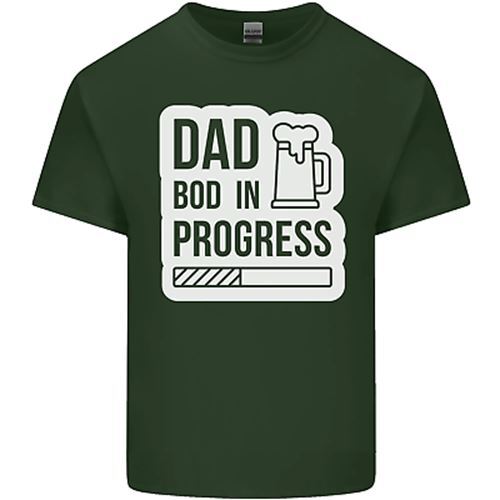 Dad Bod In Progress lustiger Vatertag Body Herren Baumwolle T-Shirt Tee Oberteil - Bild 19 von 26