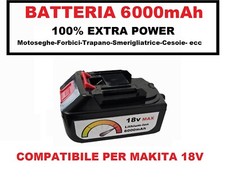 BATTERIA RICAMBIO COMPATIBILE SOSTITUTIVA TRAPANO SMERIGLIATRICE MAKITA 18V