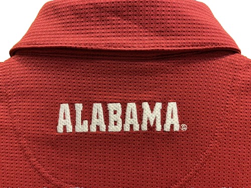 Alabama Crimson Tide Medium Polo Red Nike Fit Dry - Picture 11 of 14