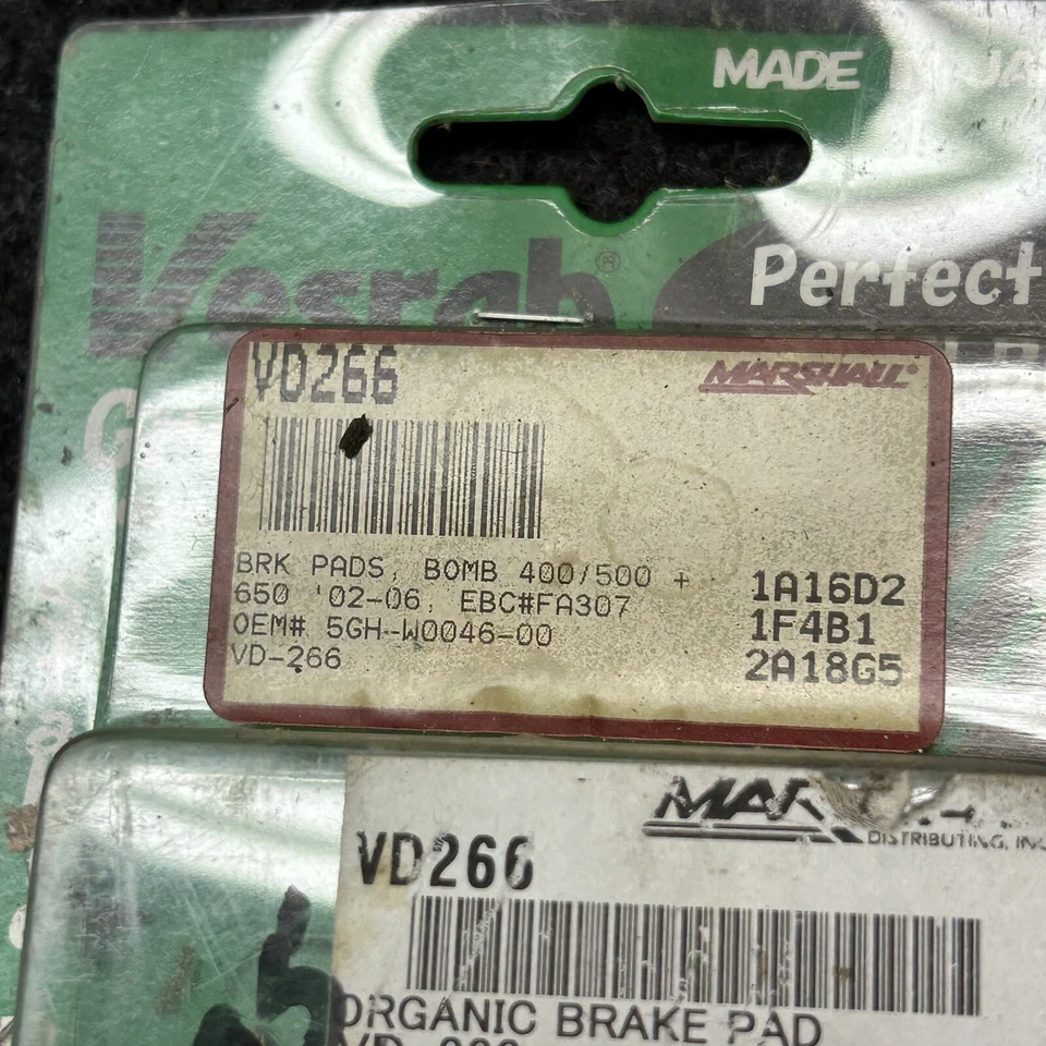 PASTILLAS DE FRENO SEMIMETÁLICAS VESRAH VESRAH VD-266 VD-266 DS650 330 Foto 3 de 4