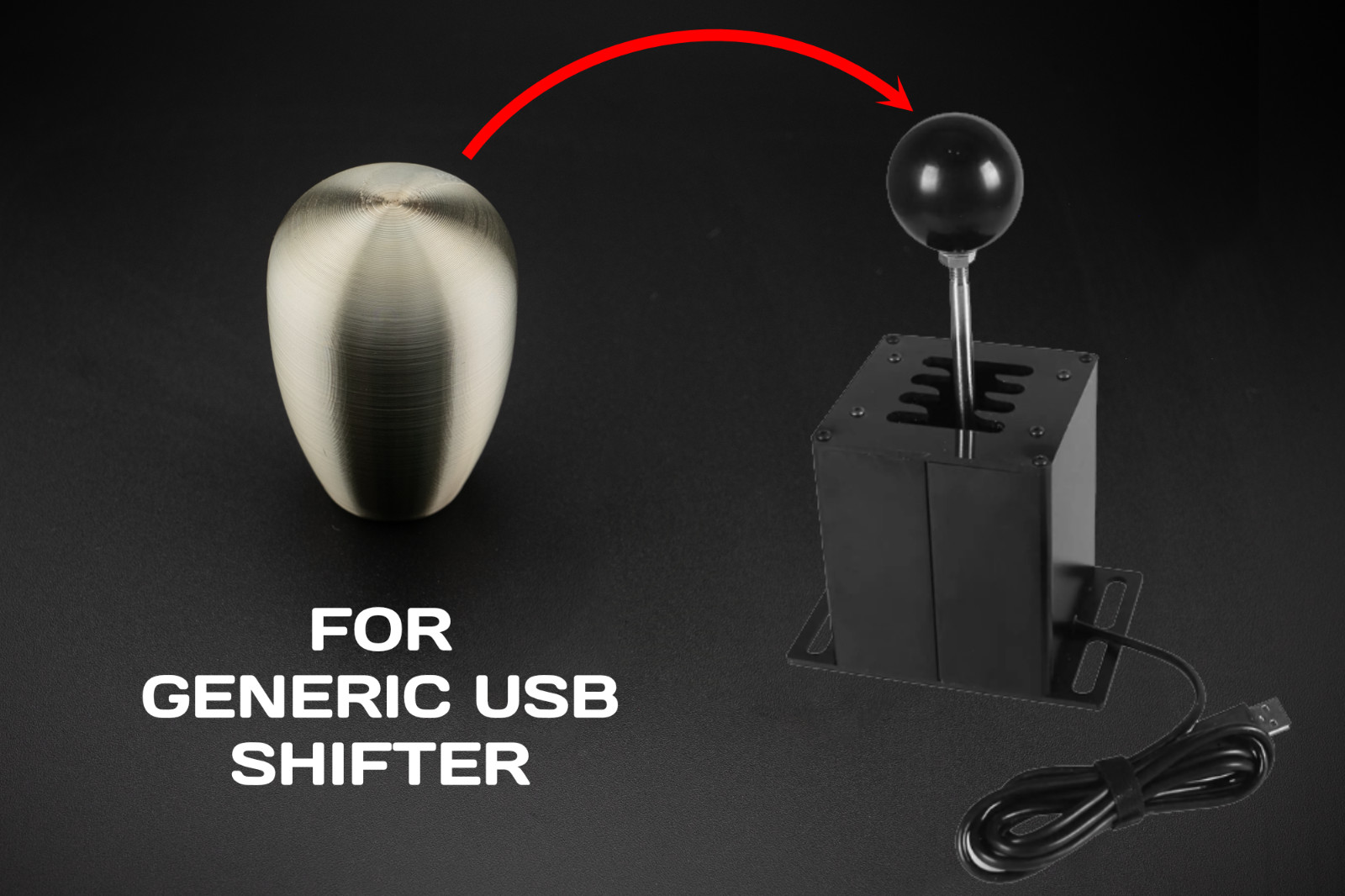Sim Racing/JDM Manual Shift Knob for Various Shifters UrbanKitchens.co.uk
