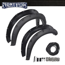 Fit For 2019-2024 Ram 2500 3500 4pcs Pocket Rivet Bolt-on Fender Flares