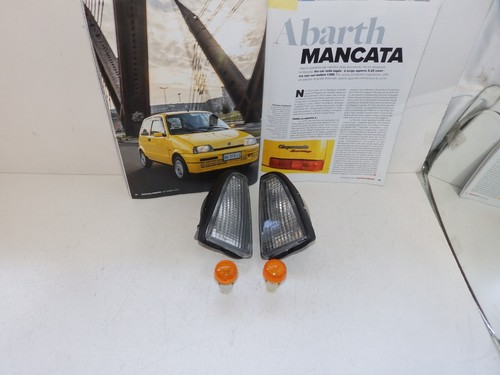 FIAT CINQUECENTO SPORTING DEL 88 - FANALINI ANTERIORI DX E SX FUME' + LATERALI - Bild 1 von 3