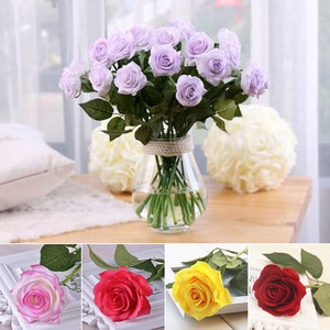 Artificielle Mousse Rose Bouquet De Mariée Fleur Mariage