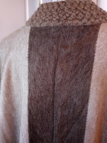 Unisex Andean Poncho, Alpaca wool blend, one size New, made in Ecuador FREE SHIP - Picture 5 of 5