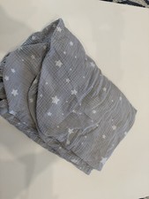 Newton baby Fitted Crib Sheet 100 Organic Cotton Muslin Stardust And Twilight