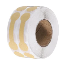 1000pcs Brown Blank Jewelry Price Label Stickers Self Adhesive