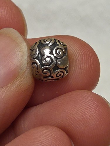 Lot of 3 Sterling Silver Pandora Spacer Beads All Different Designs *PICS - Picture 8 of 10