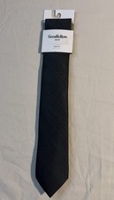 NWT Goodfellow Co Solid Satin 58" x 2.25" Neck Tie 020 Charcoal Gray 3281