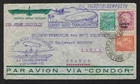 BRAZIL Envelope for PARIS, 1932, Via Graf Zeppelin, Condor-Zeppelin, Very Beautiful