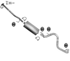 Exhaust Pipe Muffler Tail Pipe For 2005-12 Toyota Tacoma 4.0 W/ 127.8" Wheelbase