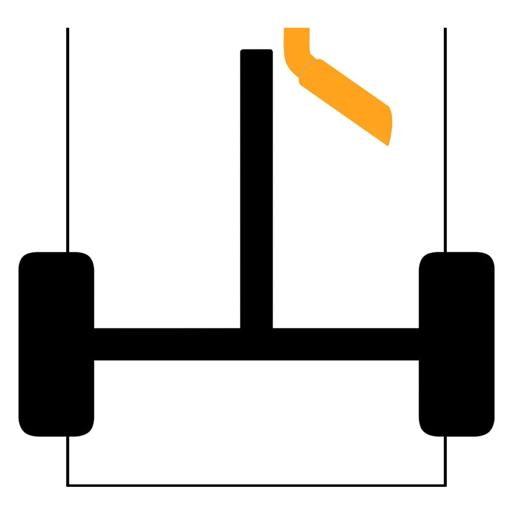 For Dodge Ram 1500 06-07 Exhaust System Off-Road Pro Series Stainless Steel