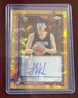 2025-26 Topps Chrome Sapphire Yang Hansen RC Autograph Auto Gold 24/50 TCAR-YH