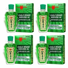 4X Eagle Brand Medicated-Oil 24ml - Relieves Aches Naturally