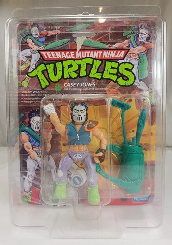 Vintage CASEY JONES Playmates 1989 Teenage Mutant Ninja Turtles TMNT Sealed New