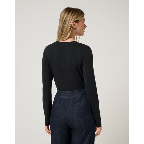 NWT TravisMathew Women's Cloud Long Sleeve Tee in Black size Small - Picture 2 of 7