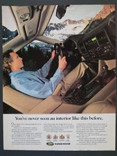 1994 PRINT AD Range Rover SUV " You'd never seen an interior like this before"