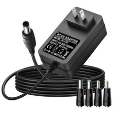 12V 2A Power Supply AC/DC Charger for External Hard Drives WD Seagate Backup ...