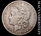 1882-(O/S Weak) Morgan Dollar- Fine- Scarce Better Date - No Reserve #L4141