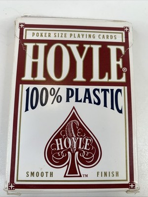 2014 Hoyle Poker-Size Playing Cards  - Red Shell Back B52