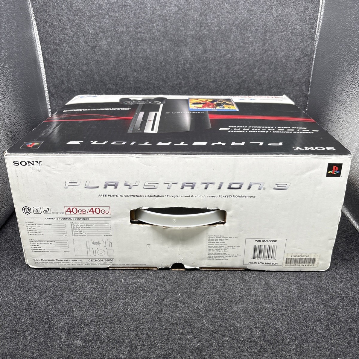 Sony PlayStation 3 Launch Edition 40GB Piano Black Console