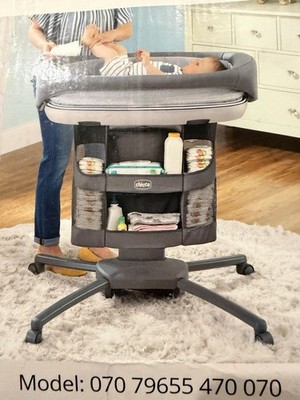 Chicco Close To You Diaper Caddy Bassinet Attachment For Baby Gray