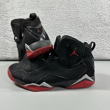 Nike Air Jordan True Flight Sneakers Mens 13 Black Red Silver  342964-062