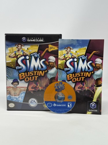 Sims Bustin' Out (No Scratches) for Nintendo GameCube *GC* Complete CIB - Tested
