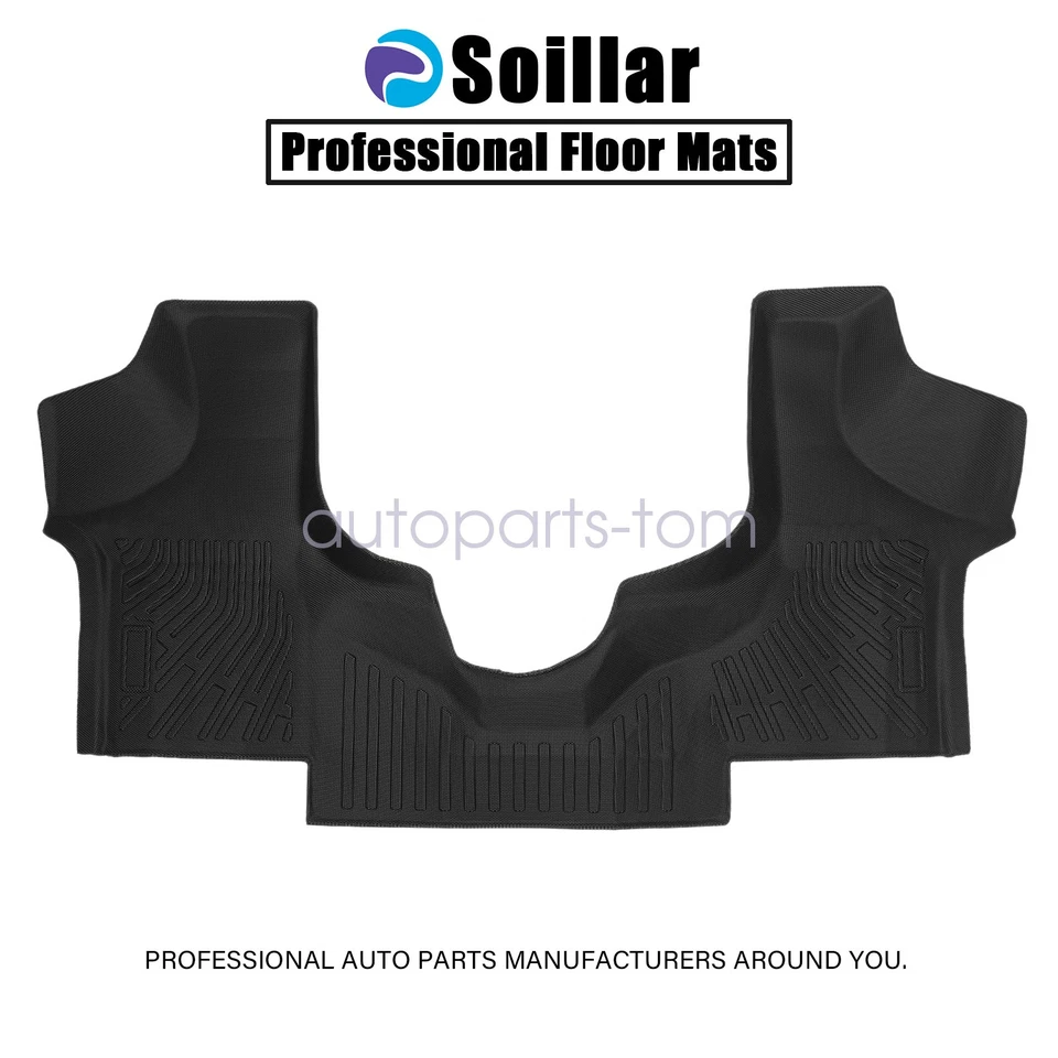 Alfombrillas delanteras de TPE para Chevy Express/GMC Savana 2008-2025 revestimiento para todo tipo de clima Foto 2 de 4