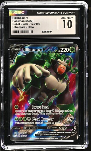 Rillaboom V graded CGC 10 for sale on eBay