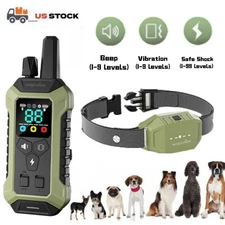 4000FT Dog Shock Collar with Remote Control 3 Training Modes IPX7 Waterproof