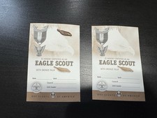 BSA Eagle Scout Bronze Palm 2002 Made in USA w/ 2 Original Cards #33401A