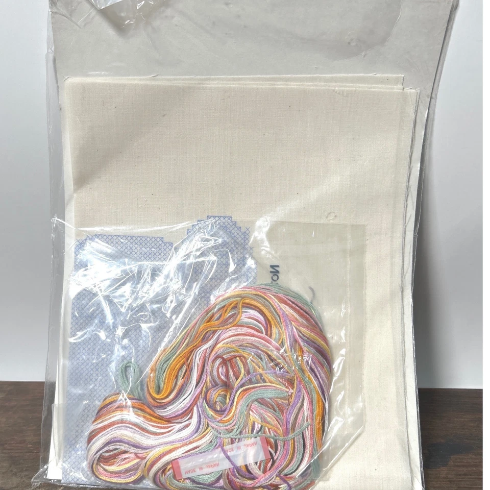 Buciila Stamped Cross Stitch Kit Seashells 16"x12" Barbara Baatz' 40675 NEW 1992 - Image 4 of 4