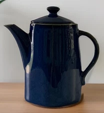 Vintage LINDT STYMEIST Blue Lapis Creamer with lid TEA CRAFTWORKS Made in JAPAN