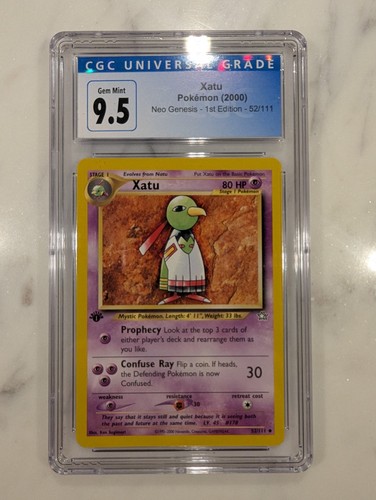 Xatu (1st Edition) graded CGC 10 for sale on eBay