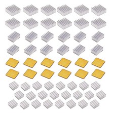 Raspberry Pi 4 Heatsink Kit with Thermal Adhesive Tape Cooler Set 60 Pcs PC